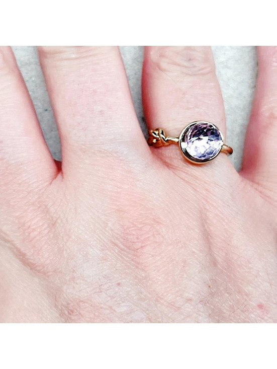Jewelry - 7340gc. Pink Bling Ring 5.5